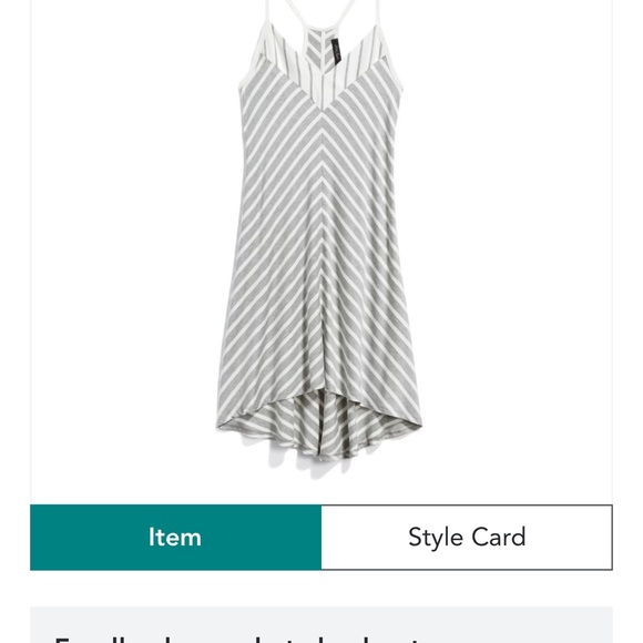 BRAND NEW Chevron spaghetti strap dress (NWOT) - Picture 4 of 4